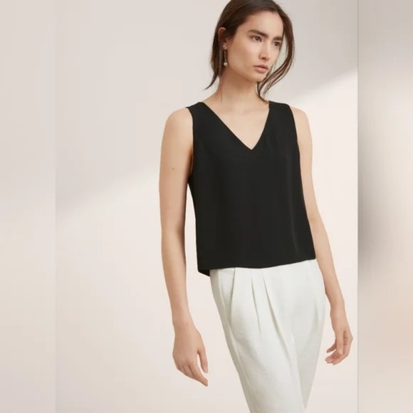 Babaton Black Sleeveless Blouse - Picture 3 of 8